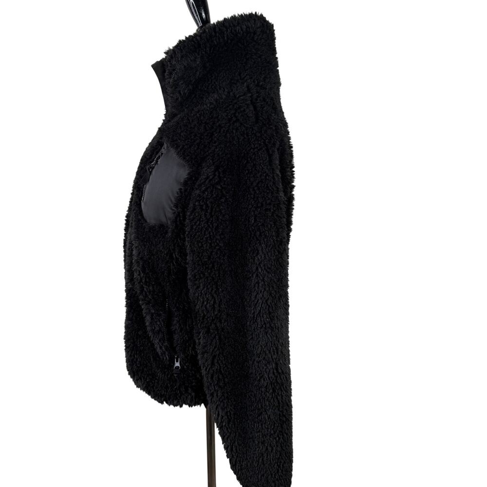 Cynthia Rowley Fitness Women's Black Sherpa Jacket Size Medium - Picture 6 of 8
